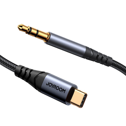 Audio-Kabel USB-C - 3,5mm Joyroom SY-A07, 1,2m, Schwarz