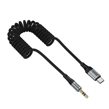 Câble Audio USB-C - 3.5mm HOCO UPA33B, 1.5m, Noir