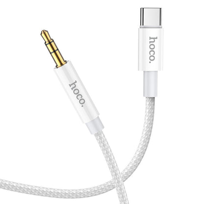 Câble Audio USB-C - 3.5mm HOCO UPA19, 1m, Argenté