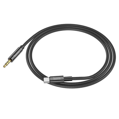 Audio-Kabel USB-C - 3,5mm HOCO UPA19, 1m, Schwarz