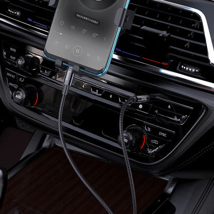 Audio-Kabel USB-C - 3,5mm HOCO UPA19, 1m, Schwarz