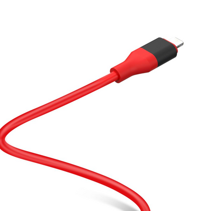 Câble Audio et Vidéo Lightning - HDMI XO Design GB006, 1.8m, Rouge