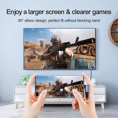 Cavo Audio e Video USB-C - HDMI Joyroom SY-20C1 Angled, 2m, Grigio