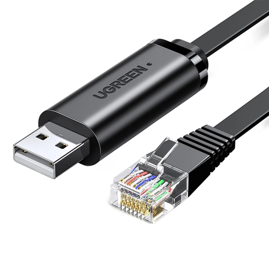 Cavo Console USB UGREEN CM204, RJ45, 3m, Nero
