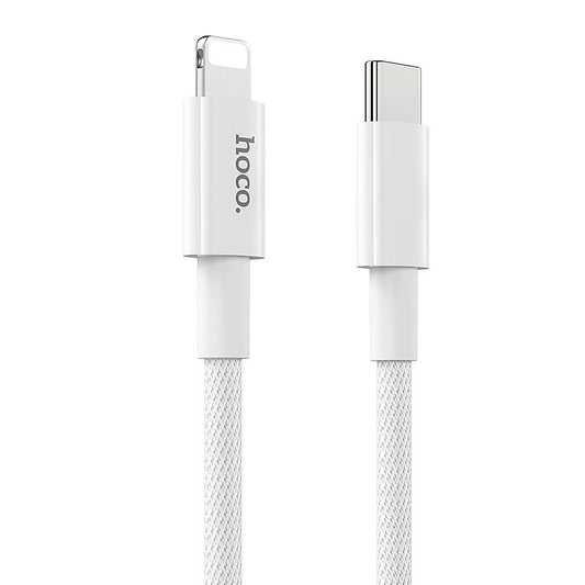Câble de Données et de Charge USB-C - Lightning HOCO X56, 20W, 1m, Blanc