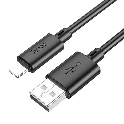 Daten- und Ladekabel USB-A - Lightning HOCO X88, 18W, 1m, Schwarz 