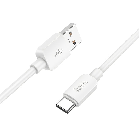 Câble de données et de charge USB-A - USB-C HOCO X96, 27W, 1m, Blanc