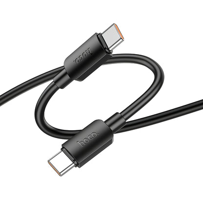 USB-C Data and Charging Cable - USB-C HOCO X96, 100W, 1m, Black