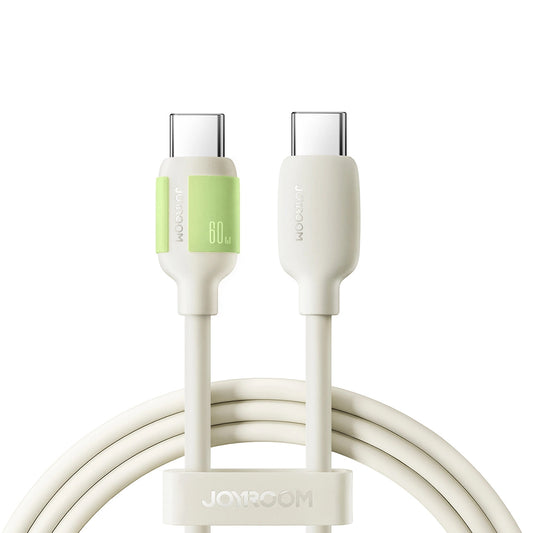 Cavo Dati e Ricarica USB-C - USB-C Joyroom S-A53, 60W, 1.2m, Beige