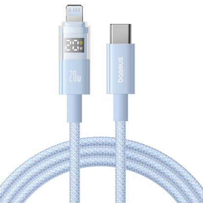 Câble de Données et de Charge USB-C - USB-C Baseus Display 2, 100W, 1m, Bleu P10382702311-00
