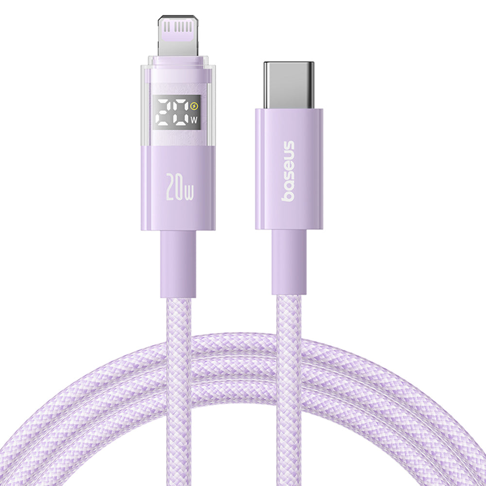 Câble de Données et de Charge USB-C - USB-C Baseus Display 2, 100W, 1m, Violet P10382702511-00