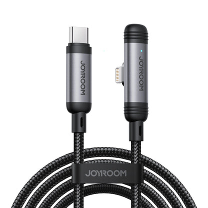 Câble de Données et de Charge USB-C - Lightning Joyroom S-A56 EnjoyX Angled, 30W, 1.2m, Noir