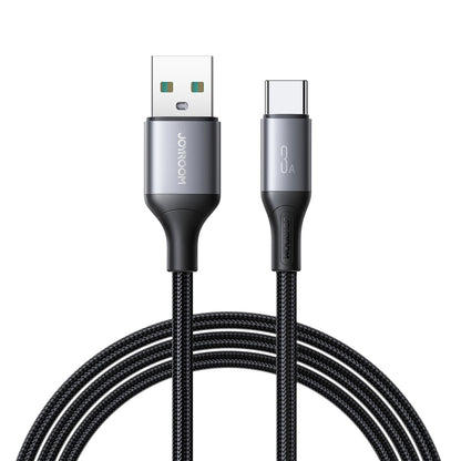 Câble de Données et de Charge USB-A - USB-C Joyroom S-A28 Flash, 30W, 2m, Noir