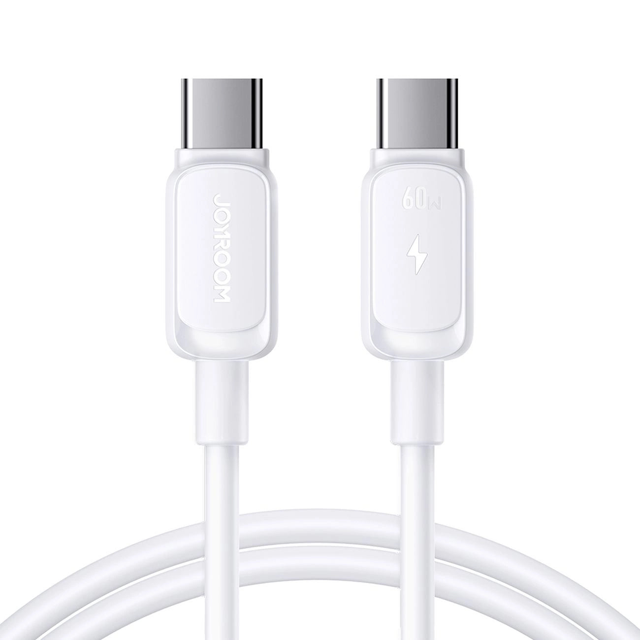 Câble de Données et de Charge USB-C - USB-C Joyroom S-A14, 60W, 1.2m, Blanc