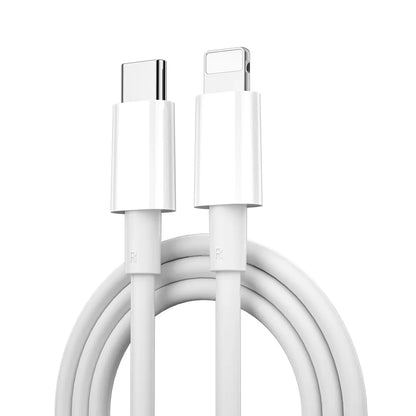 Câble de Données et de Charge USB-C - Lightning WiWu Wi-C008, 30W, 1.2m, Blanc