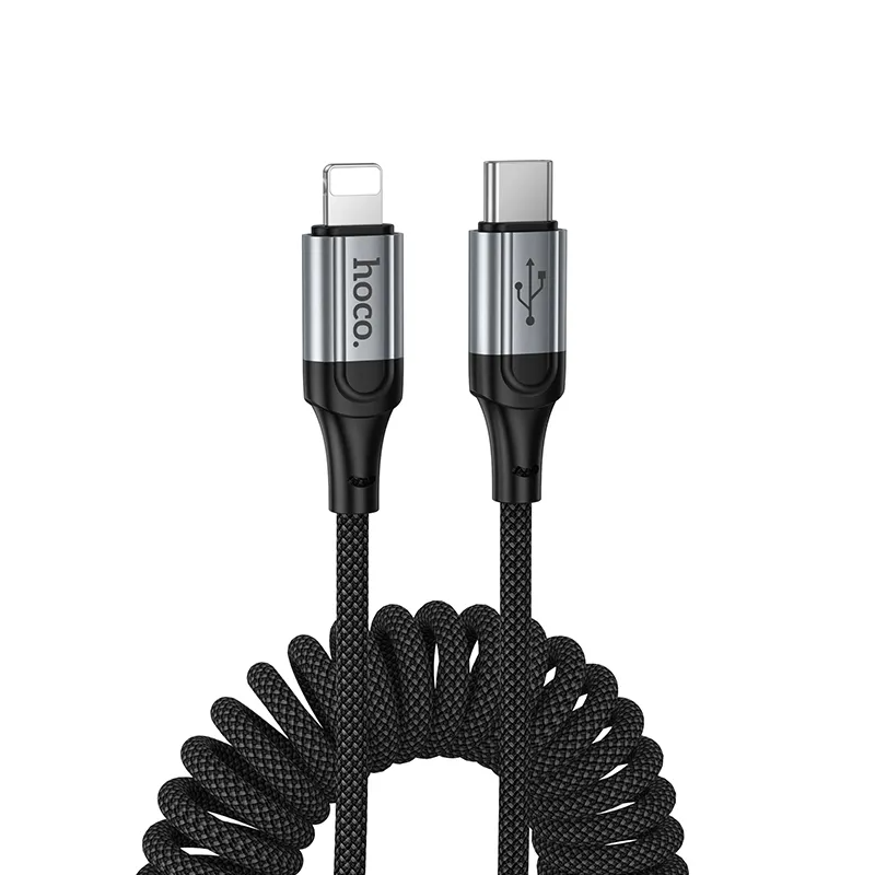 Câble de Données et de Charge USB-C - Lightning HOCO X121, 27W, 1.5m, Noir