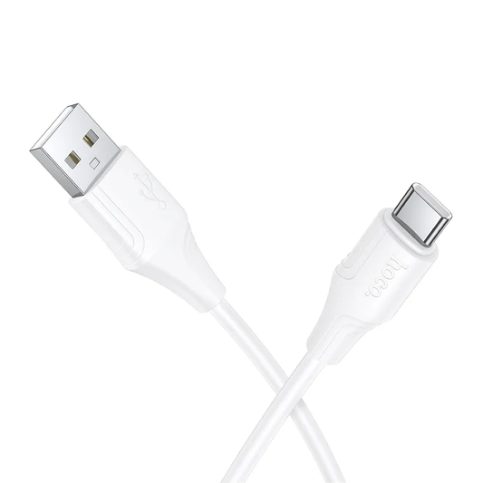 Câble de Données et de Charge USB-A - USB-C HOCO X124, 18W, 1m, Blanc