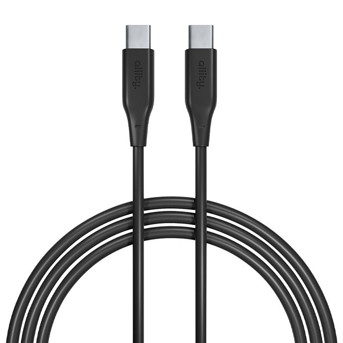 Câble de Données et de Charge USB-C - USB-C Allity. AUC-02, 100W, 1m, Noir