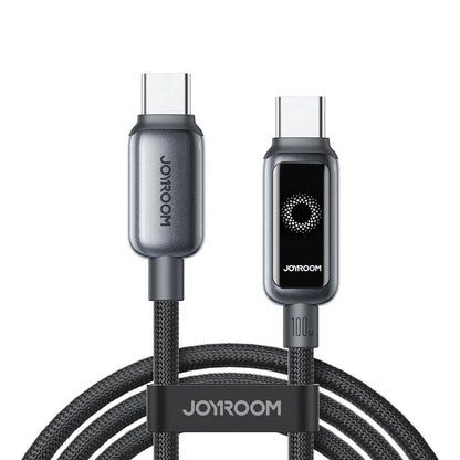Cavo Dati e Ricarica USB-C - USB-C Joyroom S-A55 StarFlight Display, 100W, 1.2m, Nero