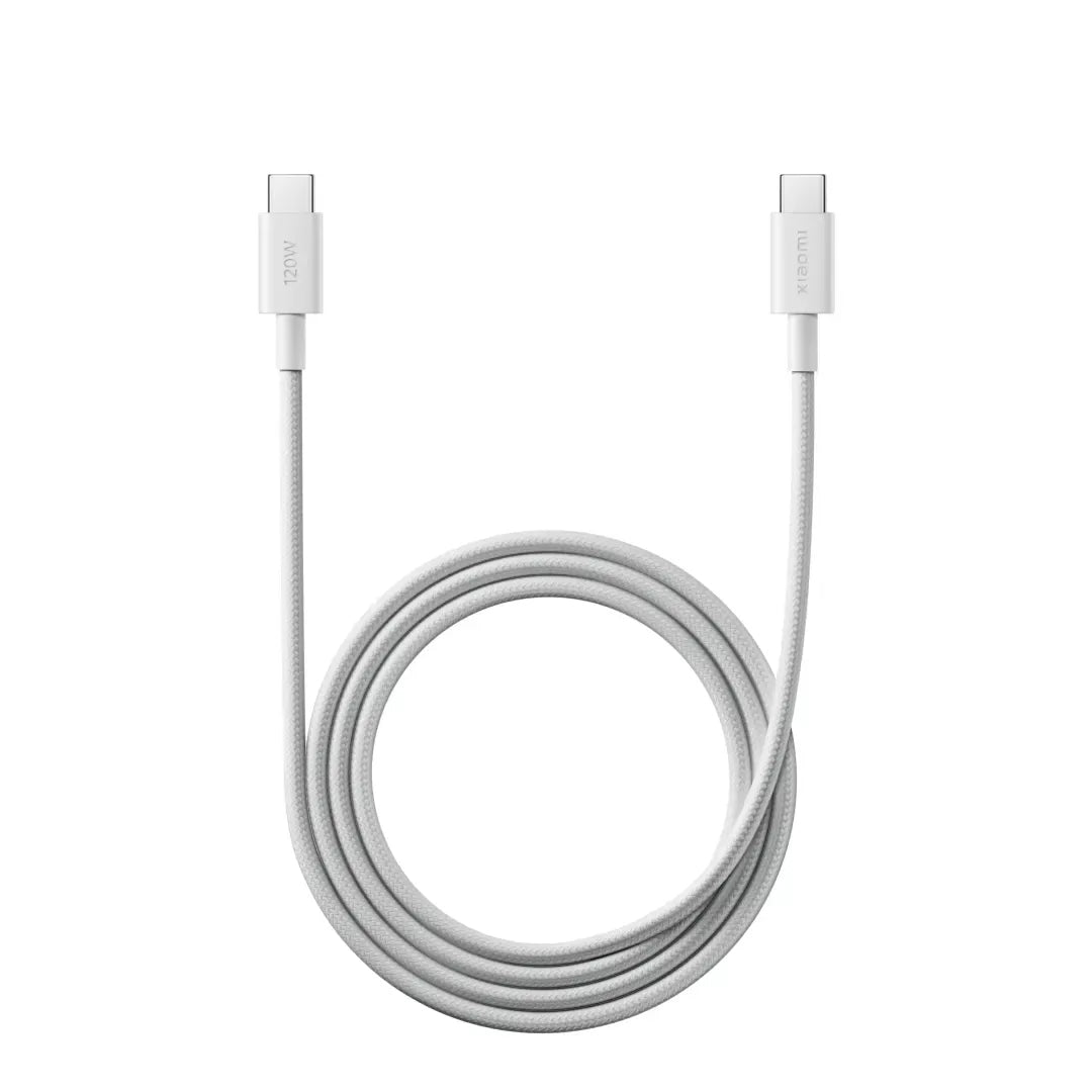 USB-C Daten- und Ladekabel - USB-C Xiaomi, 120W, 1m, Weiß BHR087KGL
