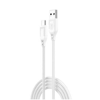 Daten- und Ladekabel USB-A - USB-C XO Design NB235, 18W, 1m, Weiß