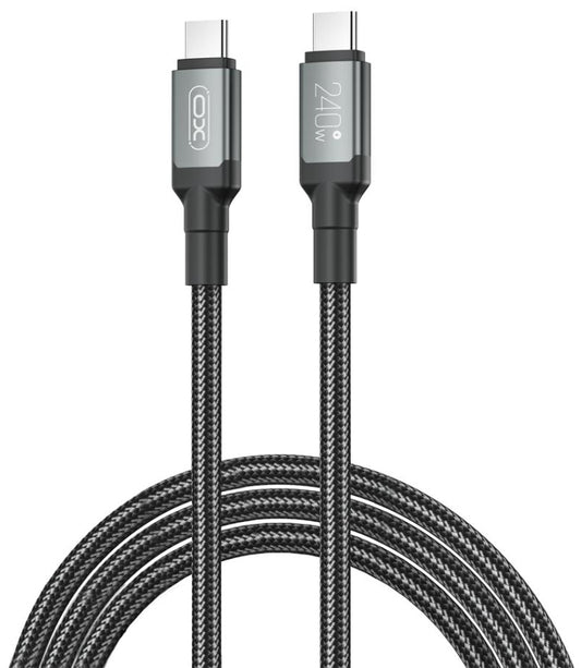 Cavo Dati e Ricarica USB-C - USB-C XO Design NB-Q264B, 240W, 2m, Nero