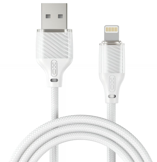 Daten- und Ladekabel USB-A - Lightning XO Design NB291, 18W, 1m, Weiß