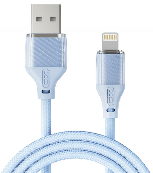 Daten- und Ladekabel USB-A - Lightning XO Design NB291, 18W, 1m, Blau