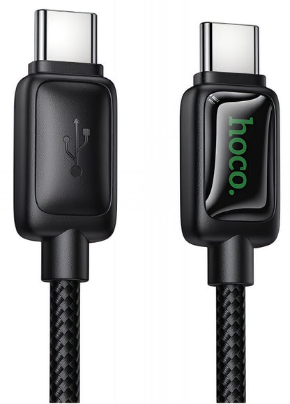 USB-C Data and Charging Cable - USB-C HOCO U146, 60W, 1.2m, Black