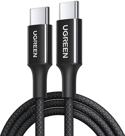 USB-C zu USB-C Daten- und Ladekabel UGREEN L501, 60W, 2m, Schwarz