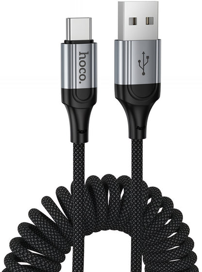 Daten- und Ladekabel USB-A - USB-C HOCO X121, 18W, 1.5m, Schwarz