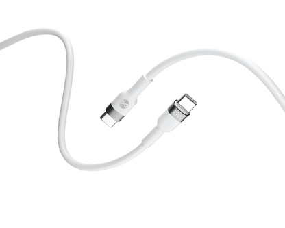 USB-C Daten- und Ladekabel - USB-C Forever Flexible, 60W, 2m, Weiß