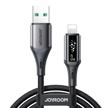 Daten- und Ladekabel USB-A - Lightning Joyroom S-A60 StarTalk, 18W, 1.2m, Schwarz