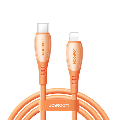 Daten- und Ladekabel USB-C - Lightning Joyroom S-A59 Vibrant, 30W, 1.2m, Orange