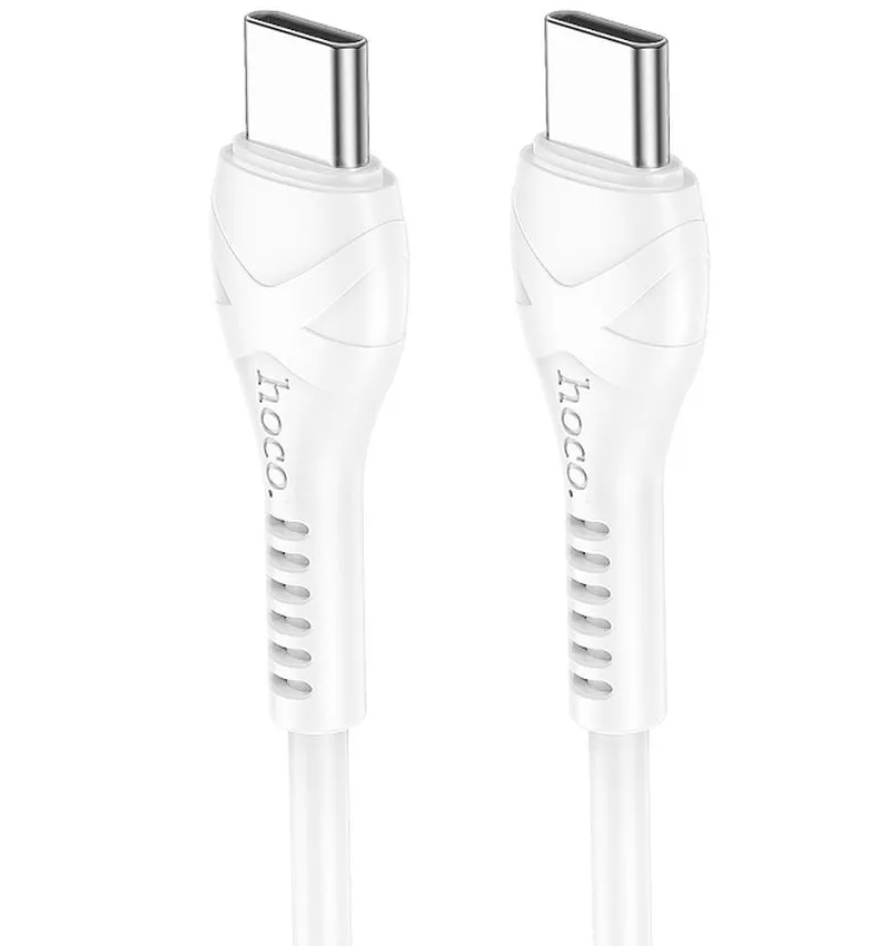 USB-C Daten- und Ladekabel - USB-C HOCO X37, 60W, 1m, Weiß