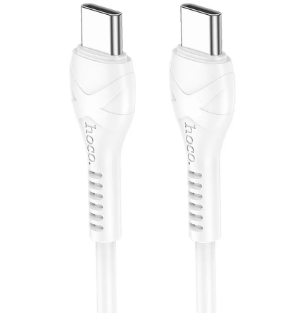 USB-C Daten- und Ladekabel - USB-C HOCO X37, 60W, 1m, Weiß