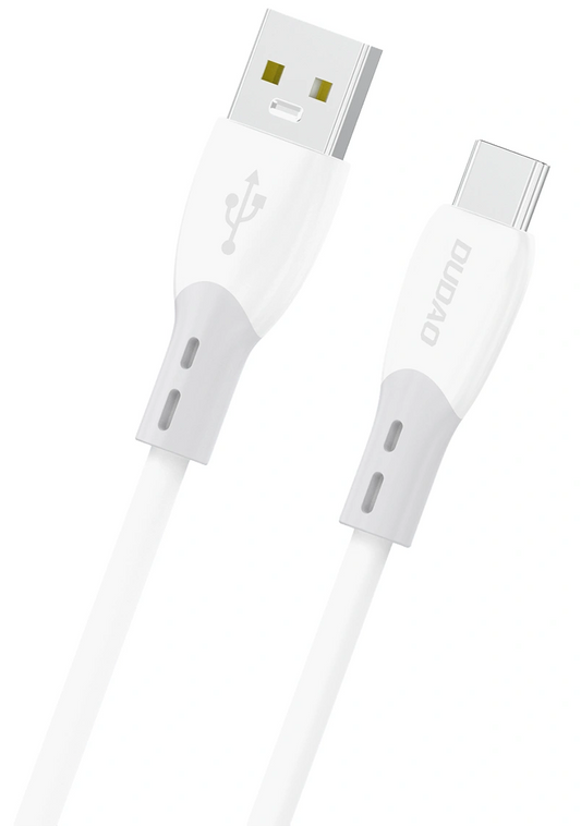Daten- und Ladekabel USB-A - USB-C Dudao L25ST, 100W, 1m, Weiß
