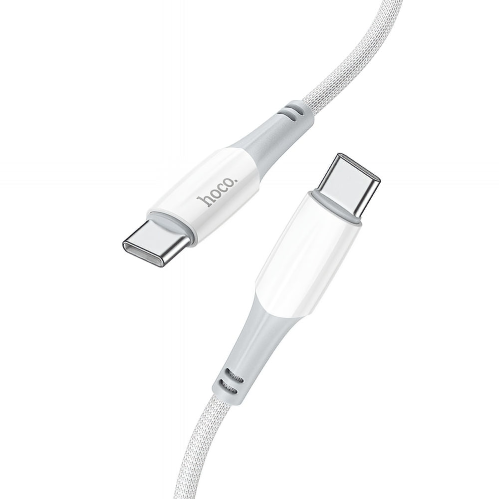 Daten- und Ladekabel USB-C - USB-C HOCO X70, 60W, 1m, Weiß