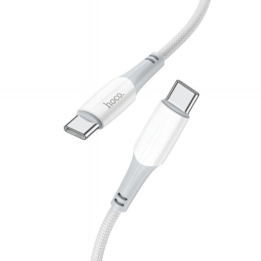 Daten- und Ladekabel USB-C - USB-C HOCO X70, 60W, 1m, Weiß