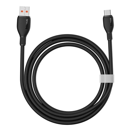 Daten- und Ladekabel USB-A - USB-C Baseus Pudding, 100W, 1.2m, Schwarz P10355703111-00