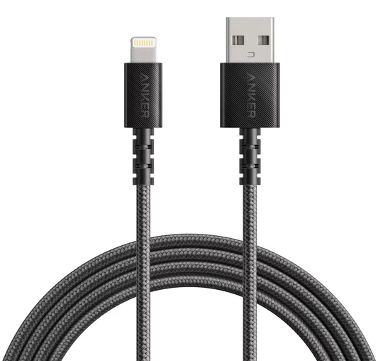 Daten- und Ladekabel USB-A - Lightning Anker Powerline Select+, 18W, 1,8m, Schwarz A8013H12