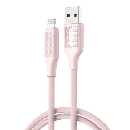 Daten- und Ladekabel USB-A - Lightning XO Design NB265, 12W, 1m, Rosa