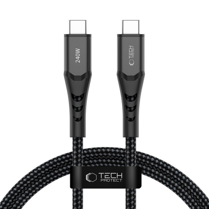 Cavo Dati e Ricarica USB-C - USB-C Tech-Protect UB11T Ultraboost, 240W, 1m, Nero