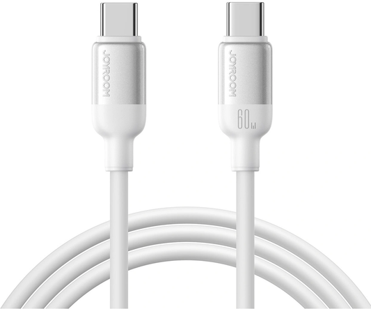 Cavo Dati e Ricarica USB-C - USB-C Joyroom S-A62 Lively, 60W, 1,2m, Bianco