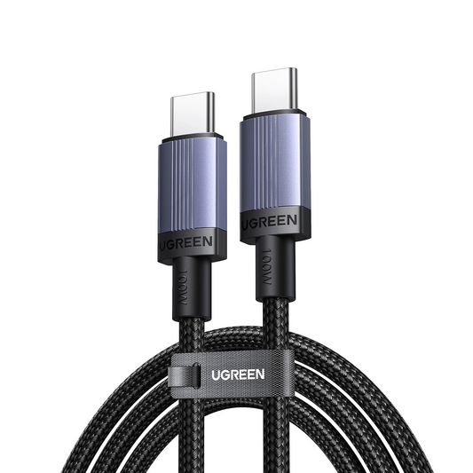 Câble de Données et de Charge USB-C - USB-C UGREEN, 100W, 2m, Noir