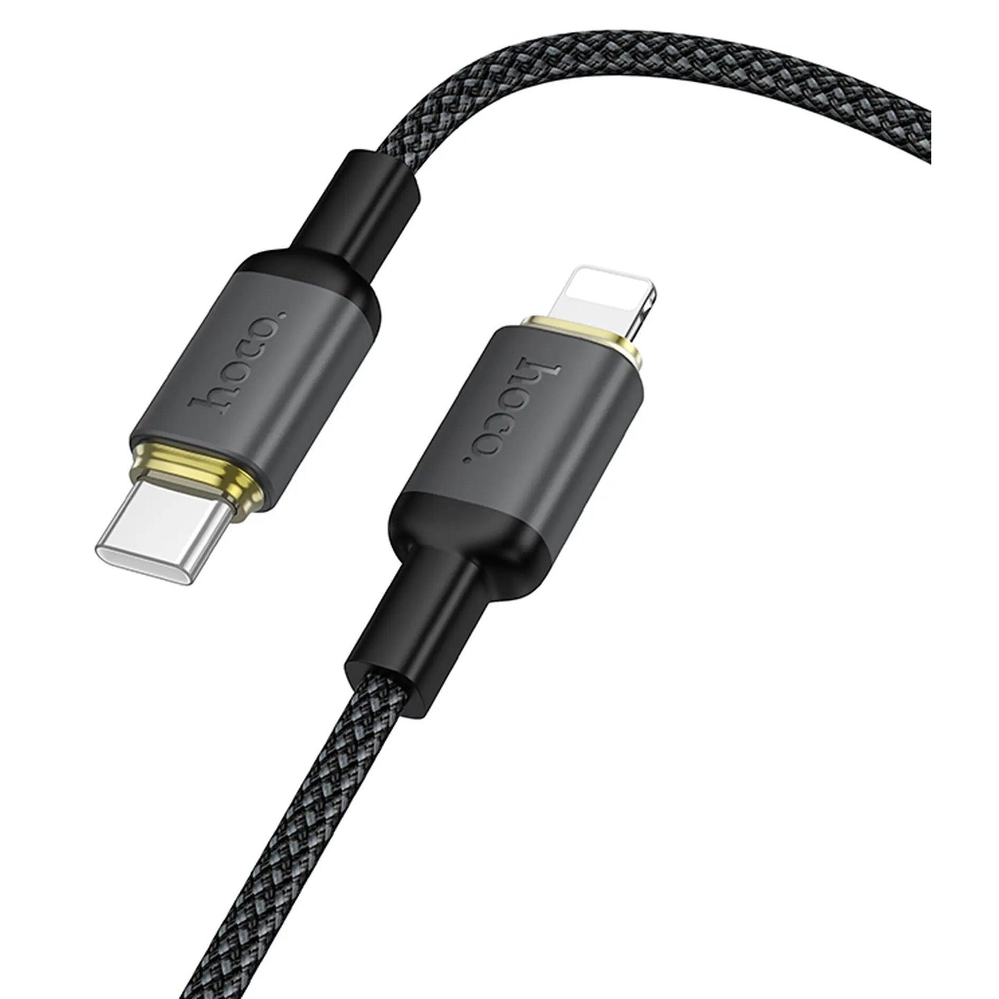 Cavo Dati e Ricarica USB-A - Lightning HOCO X128 Benefit, 12W, 1m, Nero