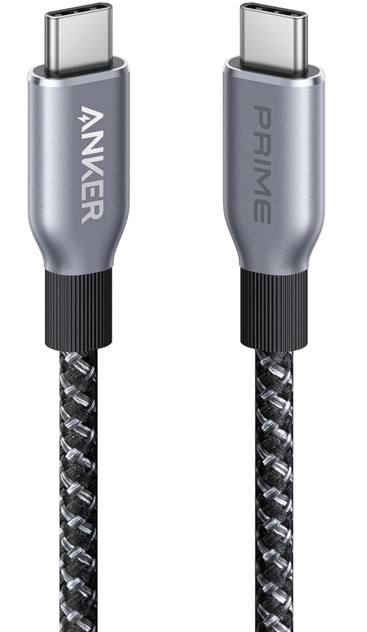 Cavo dati e ricarica USB-C - USB-C Anker Prime, 240 W, 0,9 m, Nero A88E2011