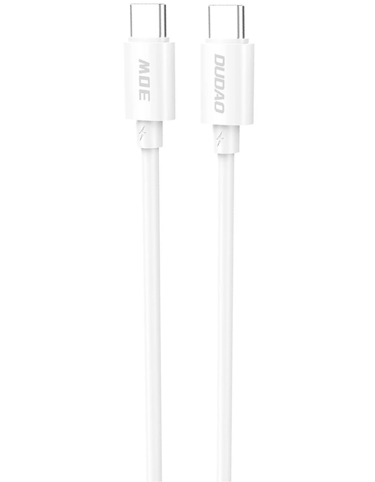 Cavo Dati e Ricarica USB-C - USB-C Dudao L4C, 30W, 1,2m, Bianco