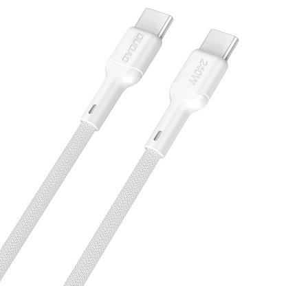 Daten- und Ladekabel USB-C - USB-C Dudao L9C Max, 240W, 1,2m, Weiß