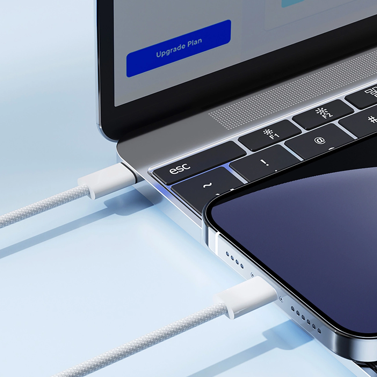 Câble de Données et de Charge USB-C - Lightning Joyroom S-A45, 30W, 1m, Blanc
